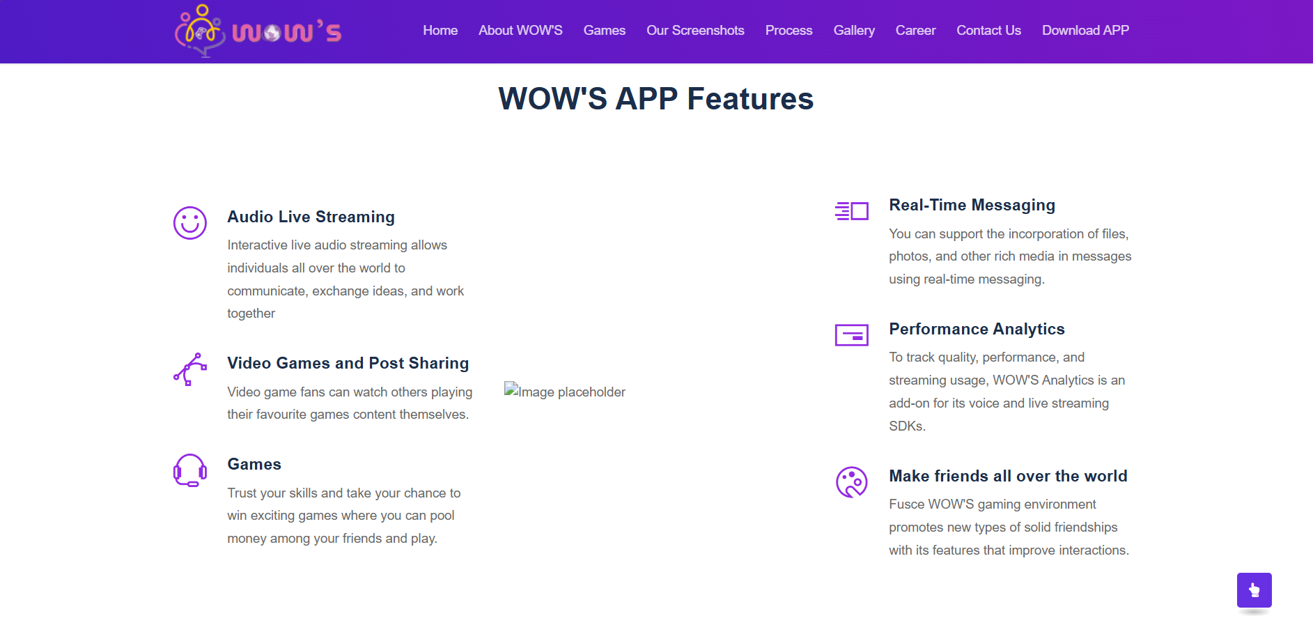 WOW’S – Audio Streaming & Social Connection Platform